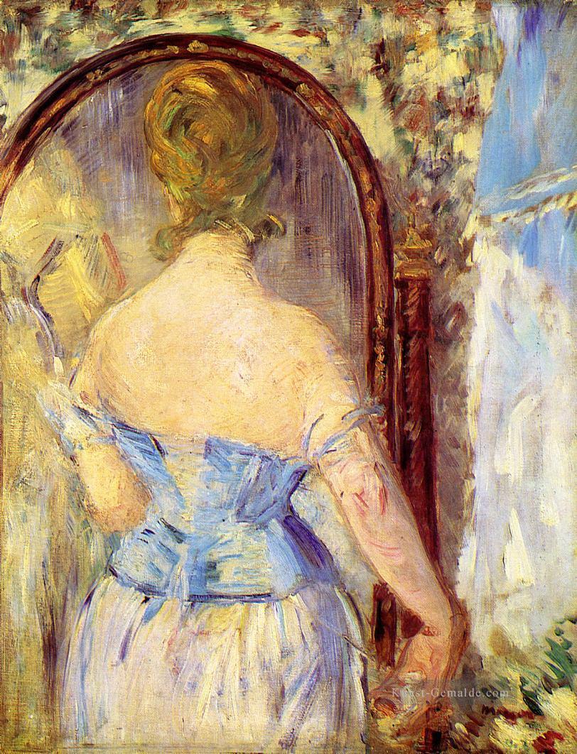 Frau vor einem Spiegel Eduard Manet Ölgemälde